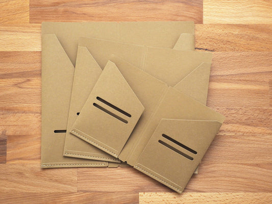 Brown Washable Kraft Folder for Midori Traveler's Notebook