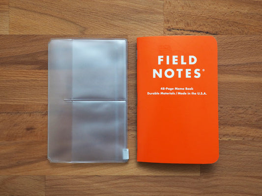 Plastic Card Holder / Zipper Case for Traveler's Notebook [Pocket Size]